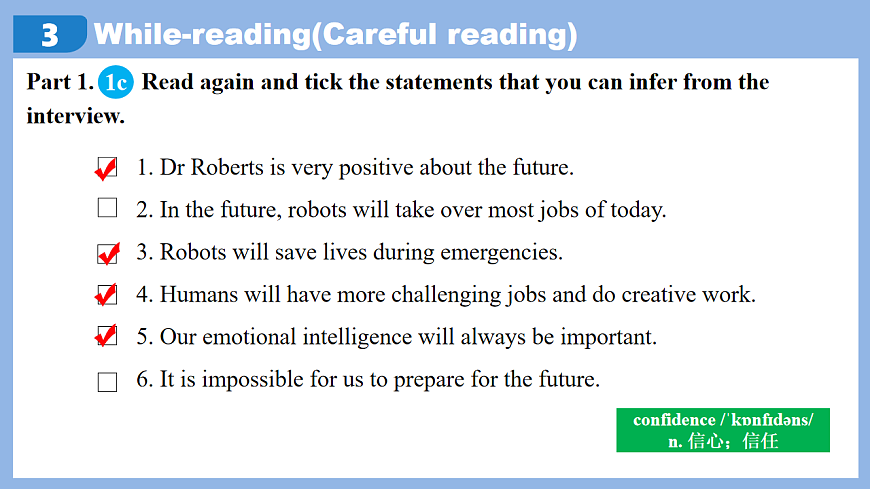 Unit 7 When Tomorrow Comes Section B(1a-2c)-初中英语人教版（2024）八年级上册课件课件第8页