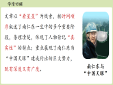【暑假提前學(xué)】2025年秋初中語文八年級(jí)上冊(cè)教學(xué)課件 第2單元 9《天上有顆“南仁東星”》第2課時(shí)