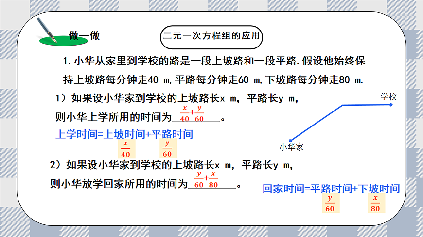 新湘教版初中数学七年级上册3.7.2《二元一次方程组的应用2》课件第6页