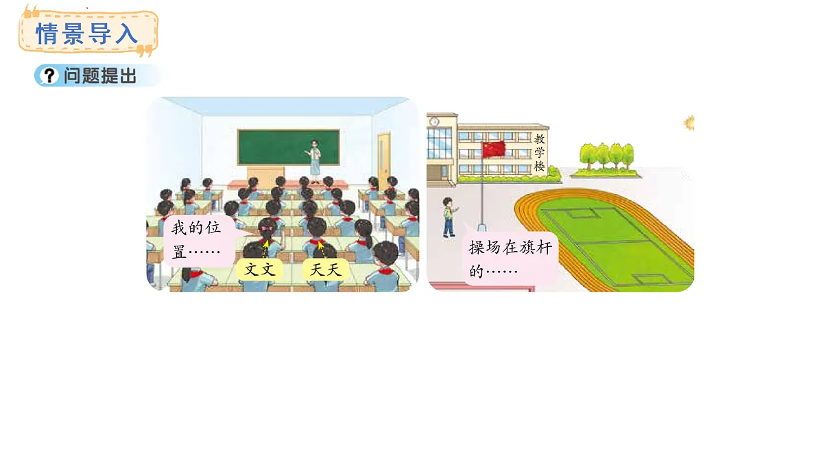 2025-2026学年度青岛版（六三）数学二年级上册主题活动——我们的校园1.教室里认位置（课件）第2页