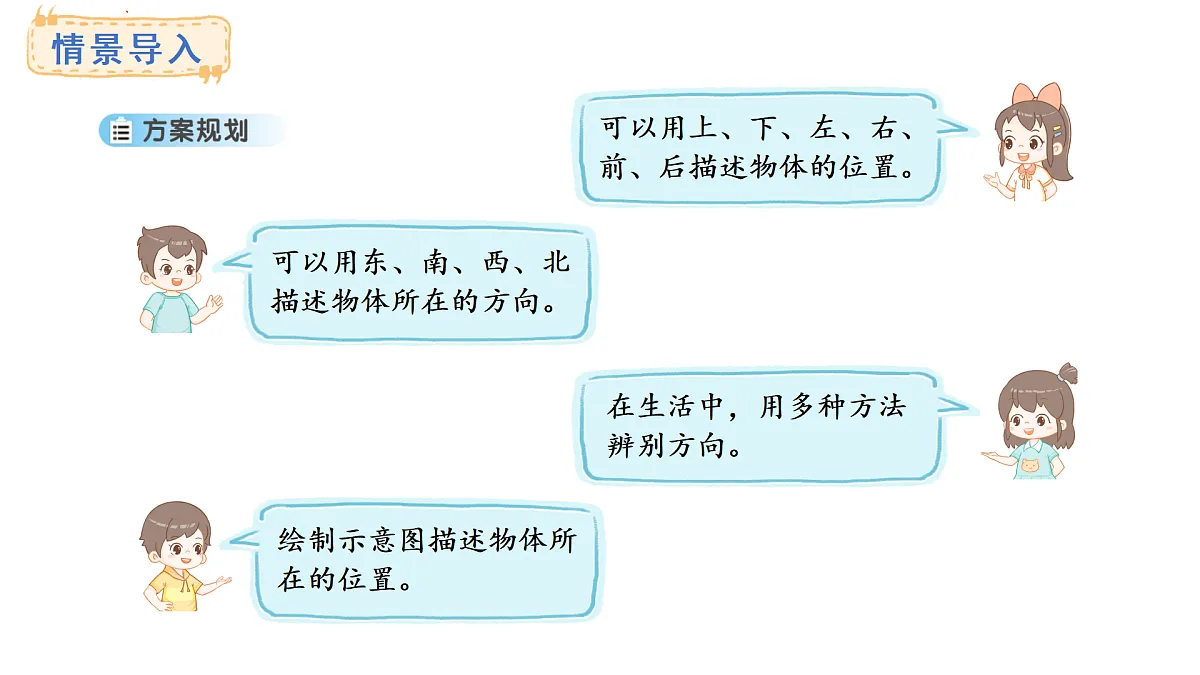 2025-2026学年度青岛版（六三）数学二年级上册主题活动——我们的校园1.教室里认位置（课件）第4页