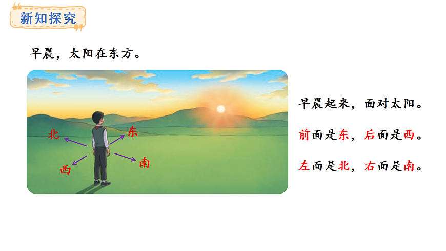 2025-2026学年度青岛版（六三）数学二年级上册主题活动——我们的校园2.校园里认方向（课件）第4页