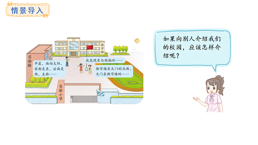 2025-2026学年度青岛版（六三）数学二年级上册主题活动——我们的校园4.绘制示意图（课件）第3页