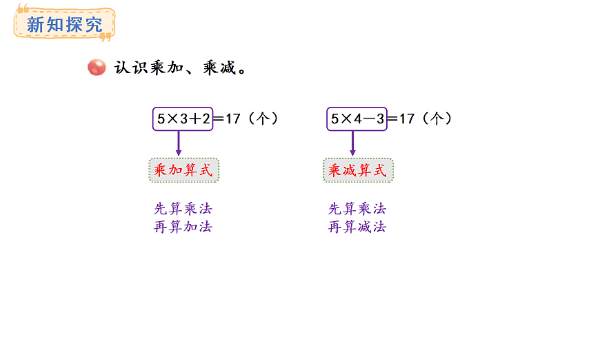2025-2026学年度青岛版（六三）数学二年级上册2.5  乘加、乘减（课件）第6页