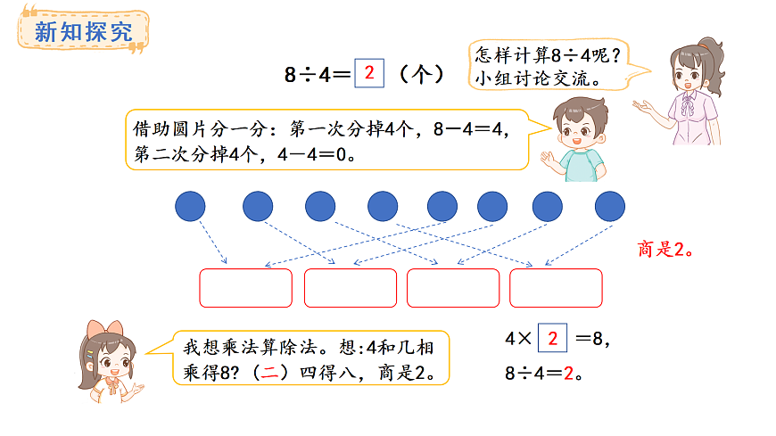 2025-2026学年度青岛版（2024） 数学二年级上册6.1 用2~6的乘法口诀求商（课件）第7页