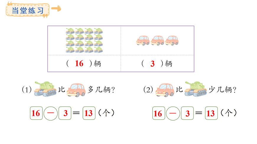 2025-2026学年度西师大版数学一年级上册4.2.2  用20以内的加减法解决问题 课件第8页