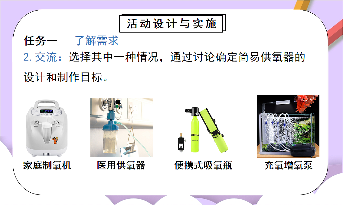 人教版（2024）化学九上 第五单元实践活动《基于特定需求设计和制作简易供氧器》课件第7页