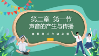 初中物理鲁教版（五四学制）（2024）八年级上册（2024）声音的产生与传播优秀课件ppt