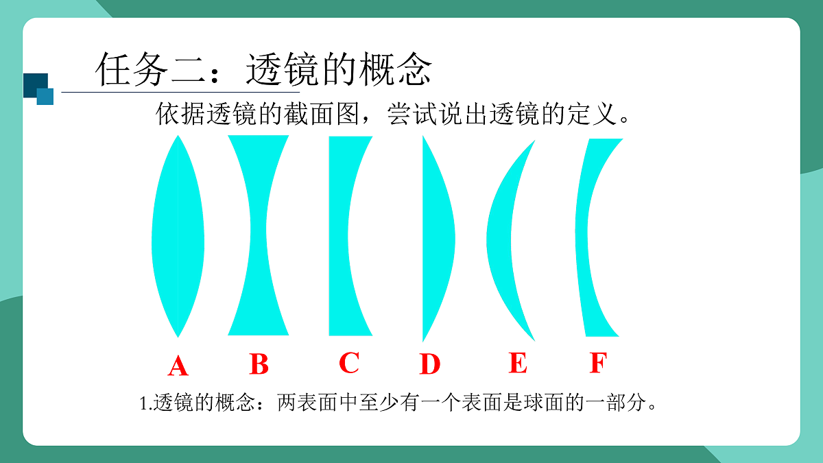 鲁科版(五四制)物理八上 第三章第四节《光的折射与透镜》（第二课时）课件第7页