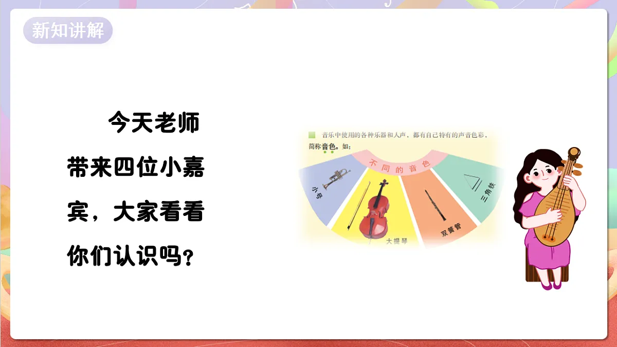 花城版音乐四年级上册第2课《四种乐器兖州的乐曲片段》课件第6页