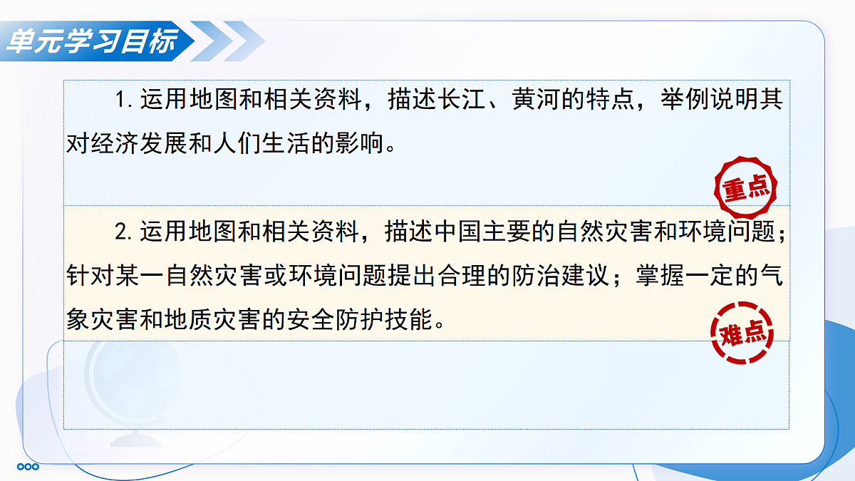 主题四  探究中国的大河与生态（单元复习课件）-2025-2026学年八年级地理上册（晋教版2024）第3页