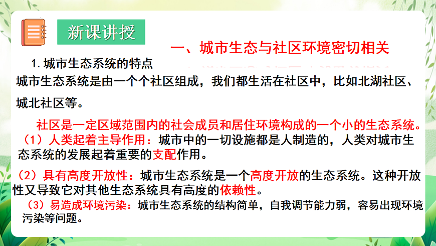 北师大版生物八下   8.24.3 《关注城市环境》课件第3页