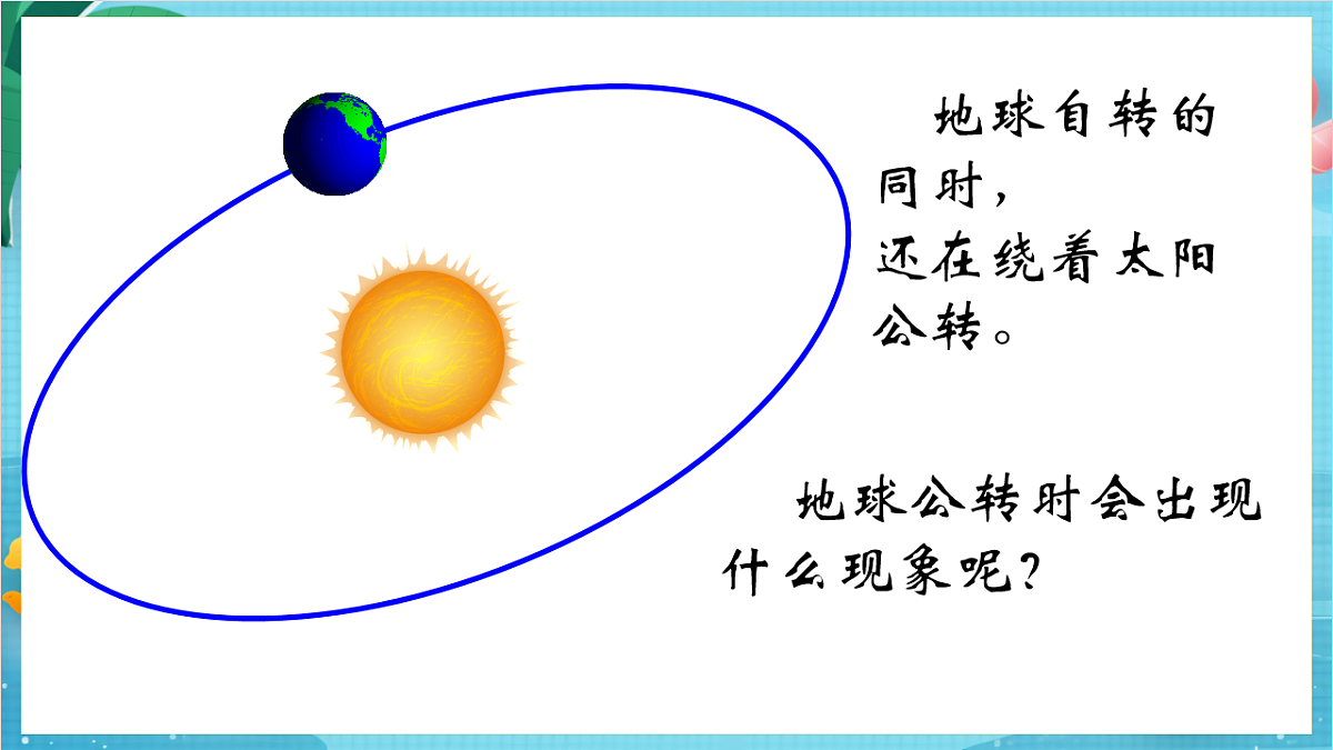 新教科版（2017）科学六上2.6《地球的公转与四季变化》课件第4页