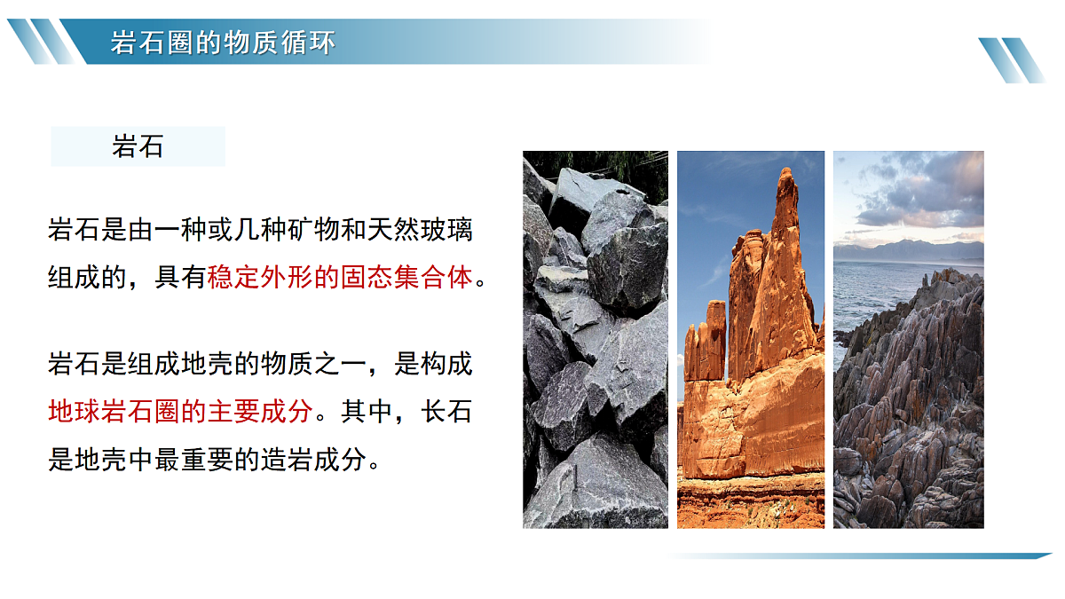 2.1塑造地表形态的力量【第二课时-岩石圈的物质循环】（教学课件）-2025-2026学年高中地理选择性必修1（人教版2019）第7页