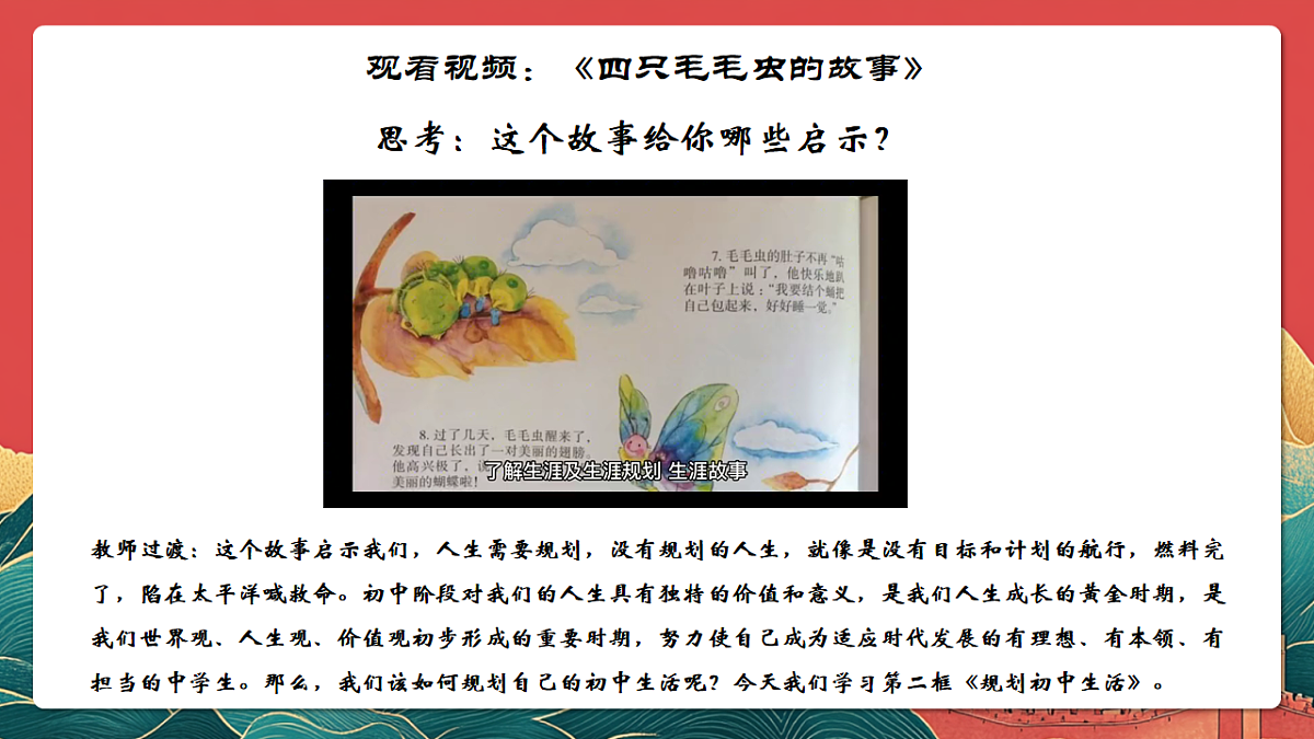 人教部编版政治七上 1.2《规划初中生活》课件第3页