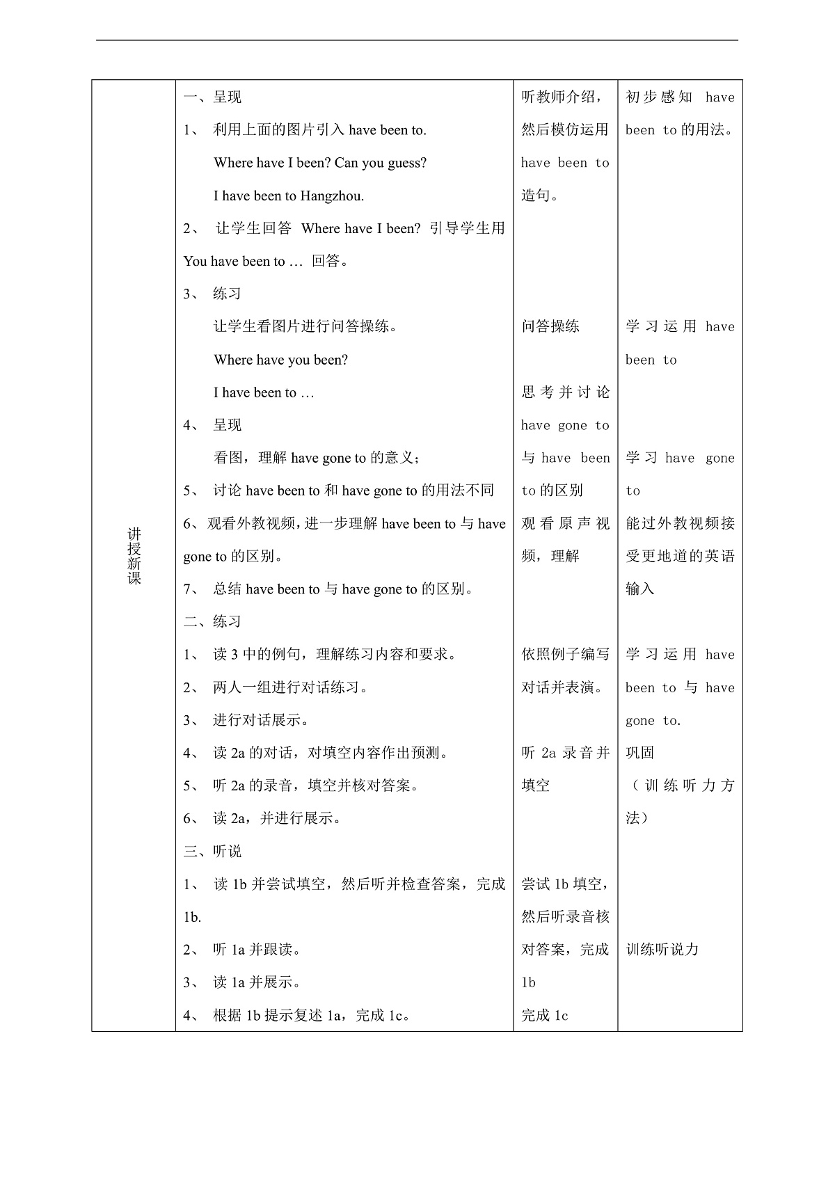 Unit 1 Topic 1 Our country has developed rapidly Section A 教案第2页