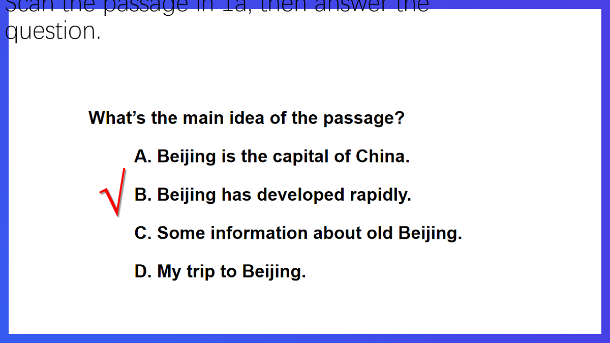 Unit 1 Topic 1 Our country has developed rapidly Section C 课件第7页