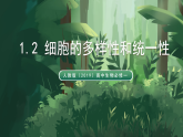 人教版（2019）高中生物必修一1.2 細(xì)胞的多樣性和統(tǒng)一性 精講課件