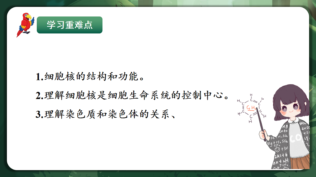人教版（2019）高中生物必修一3.3 细胞核的结构和功能 精讲课件第3页