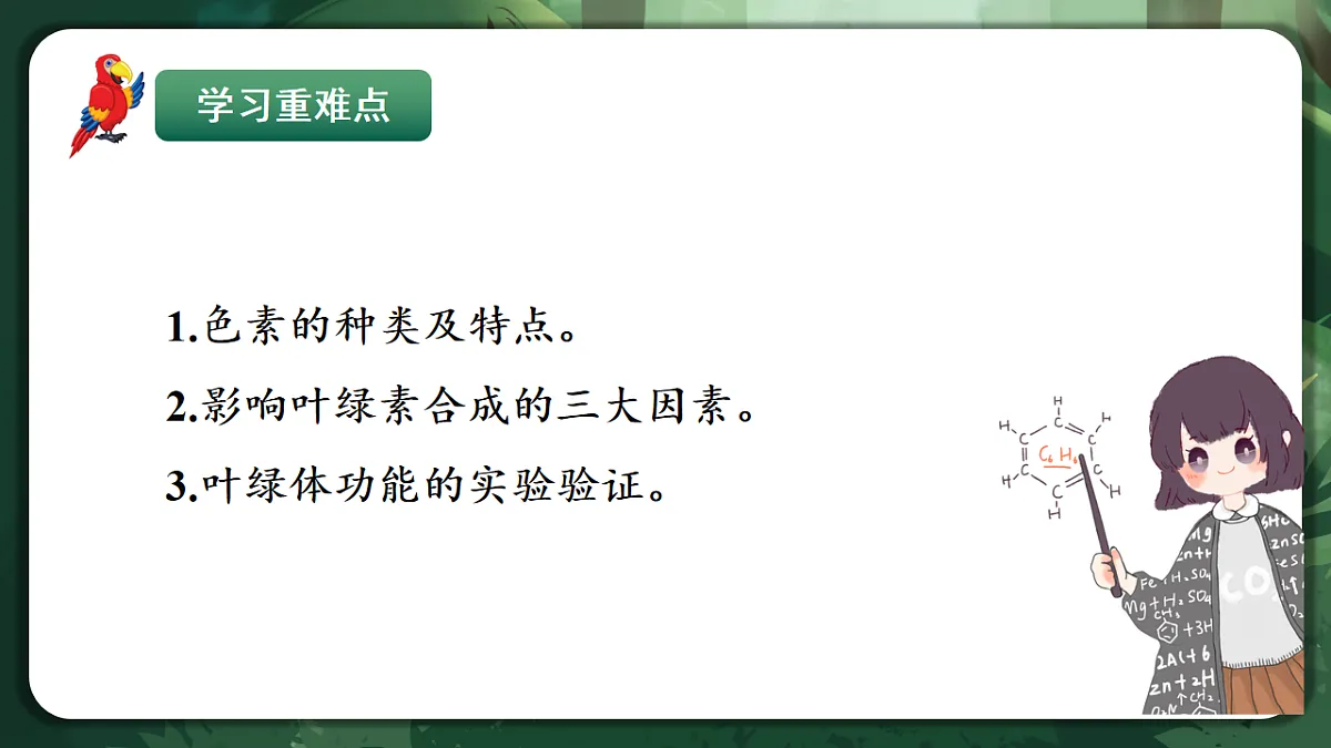 人教版（2019）高中生物必修一5.4.1 捕获光能的色素和结构 精讲课件第3页