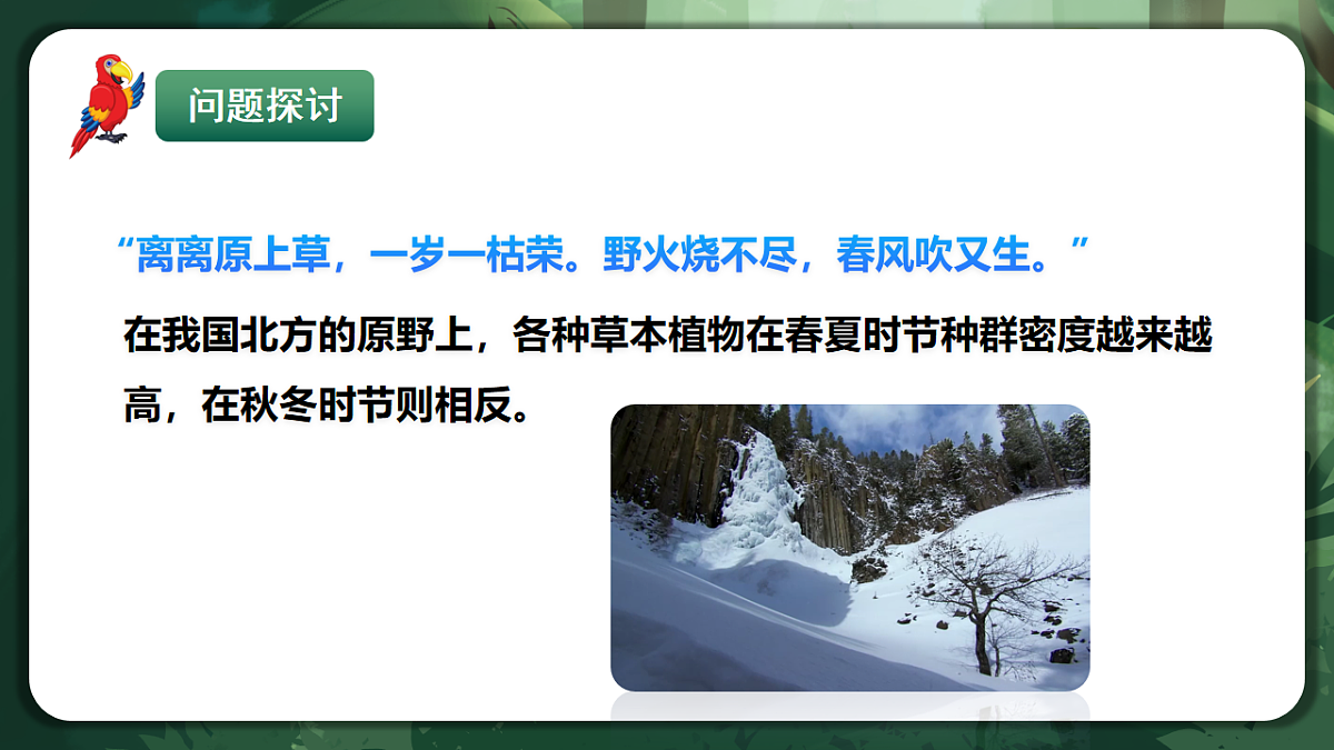 人教版（2019）高中生物选择性必修二1.3 影响种群数量变化的因素 课件第3页