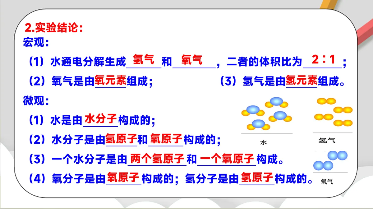 鲁教版（五四制）（2024）化学八年级全册2.3《水分子的变化》课件第7页