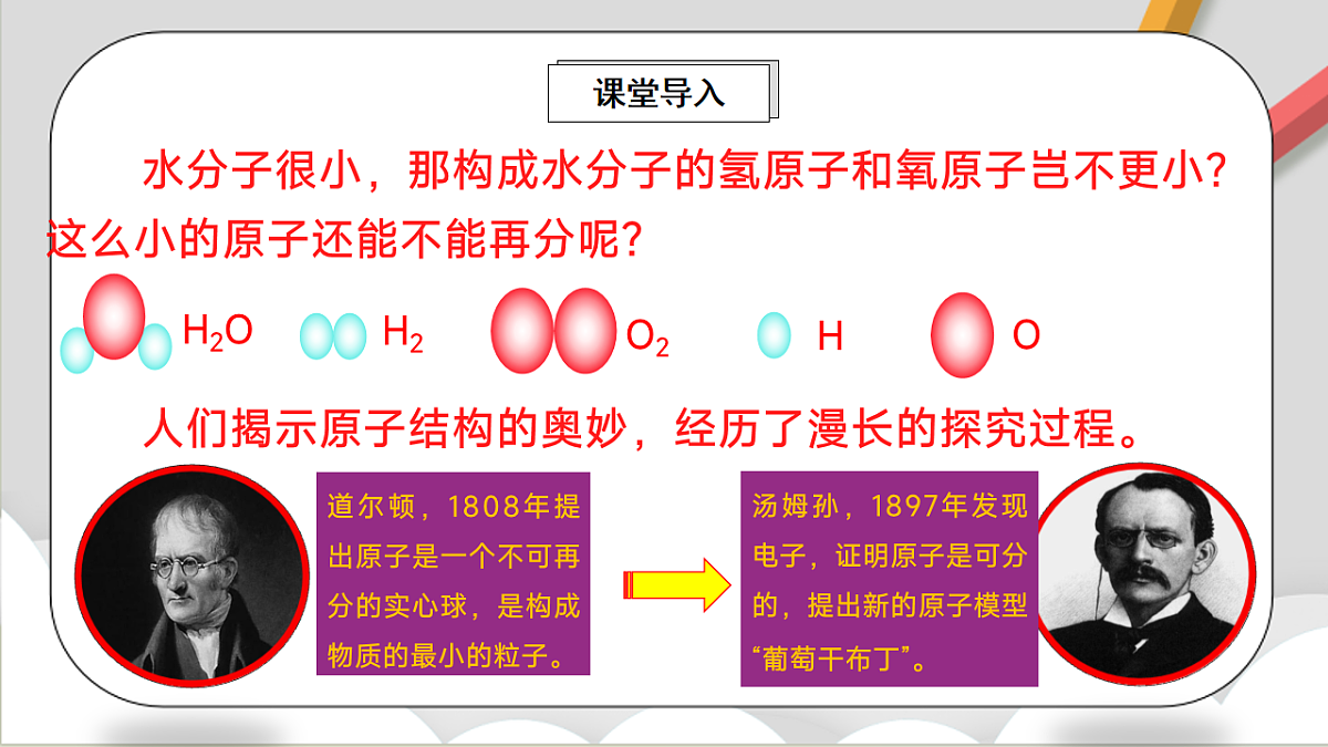 鲁教版（五四制）（2024）化学八年级全册 3.1《 原子 》课件第2页