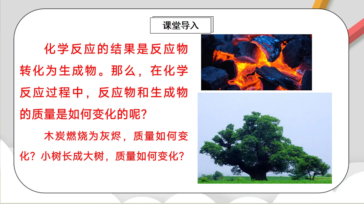鲁教版（五四制）（2024）化学八年级全册 5.1《 化学反应中的质量守恒》 课件第2页