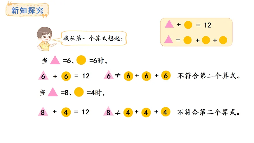 青岛版（六三）数学三年级上册智慧广场——等量代换（课件）第4页
