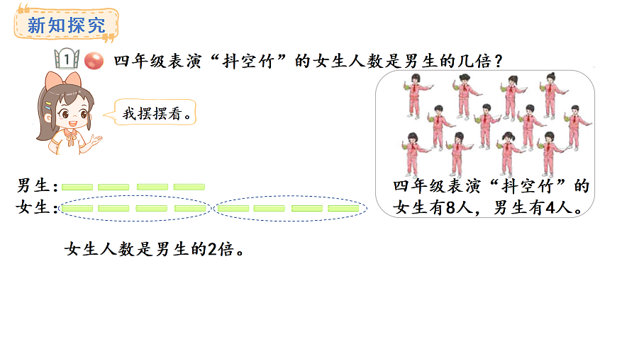 青岛版（2024）数学三年级上册4.1 倍的认识和求一个数是另一个数的几倍（课件）第6页