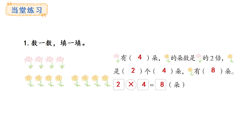 青岛版（2024）数学三年级上册4.2 求一个数的几倍是多少（课件）第7页