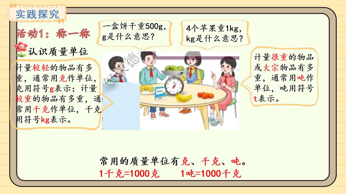 青岛版（六三）数学三年级上册主题活动——曹冲称象的奥妙-曹冲称象的奥妙 活动1（课件）第6页