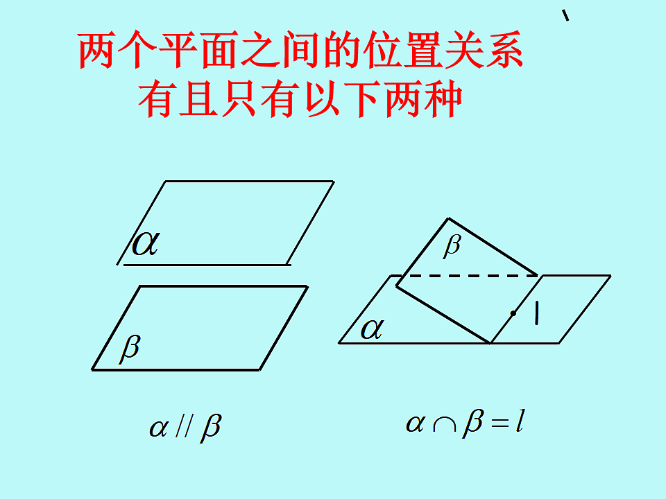 人教课标B版高中数学必修2 1-2-2《空间中直线与平面、平面与平面之间的位置关系》课件第7页