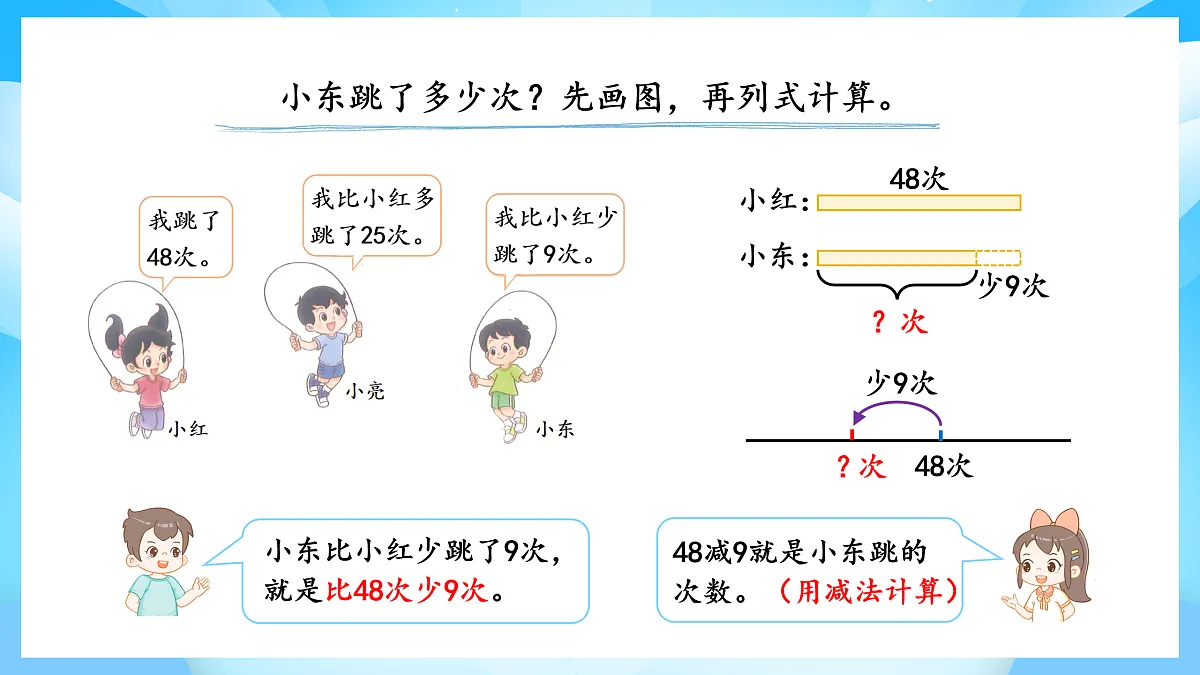 【核心素养】2025秋新北师大版小学数学二年级上册 第一单元 《1.5跳绳》课件第7页