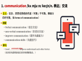 2025年秋人教版八年级上册Unit 8 Let's communicate !单词精讲课件（含练习题）