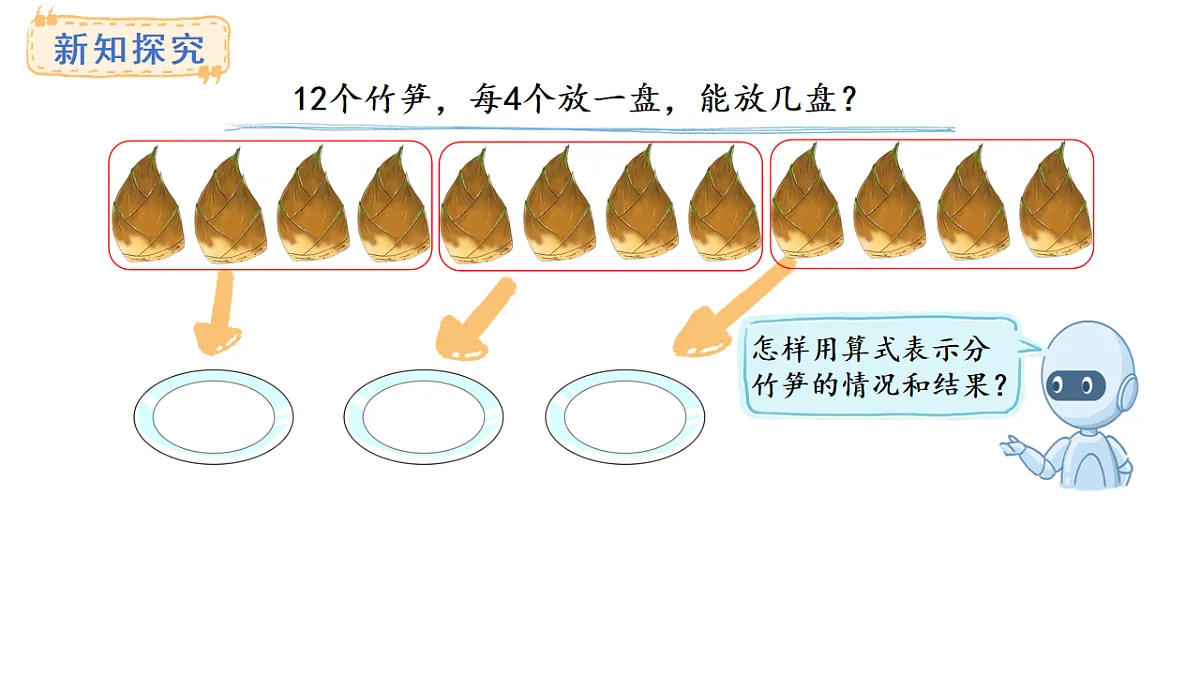 人教版数学二年级上册3.3 除法的初步认识（课件）第3页