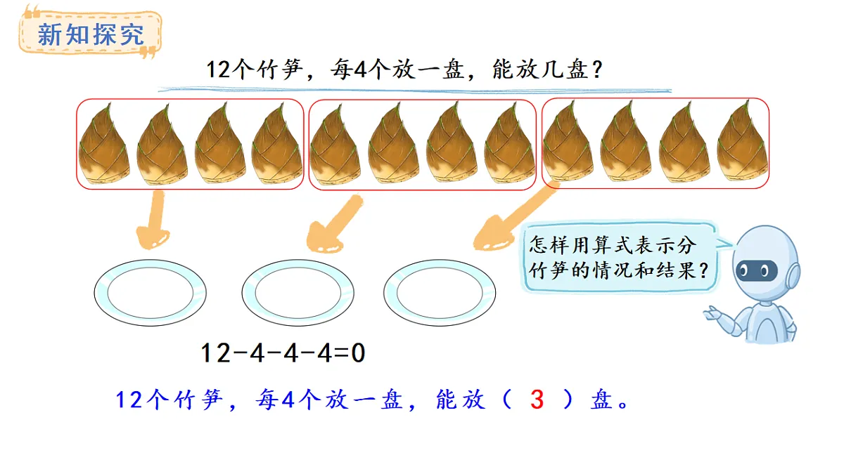 人教版数学二年级上册3.3 除法的初步认识（课件）第4页