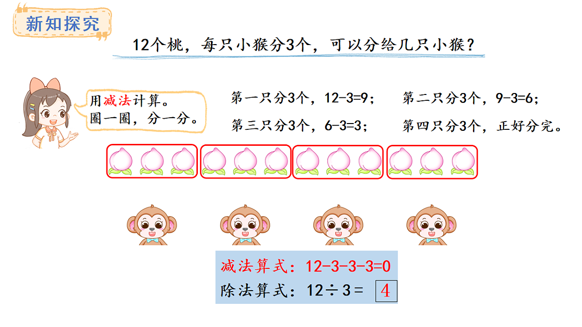 人教版数学二年级上册3.5 用2~6的乘法口诀求商（课件）第6页