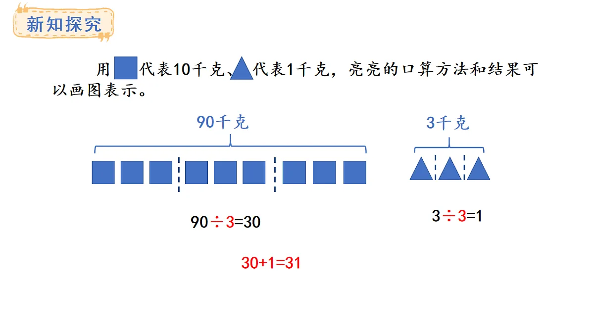 冀教版版数学三年级上册4.2 口算除法（2）(课件)第6页