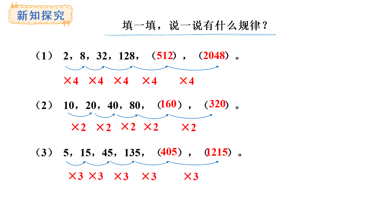 西师大版数学三年级上册3.5 探索规律(课件)第6页