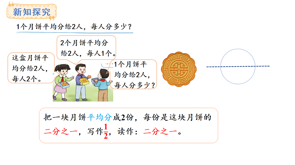 西师大版数学三年级上册5.1 初步认识分数(课件)第4页