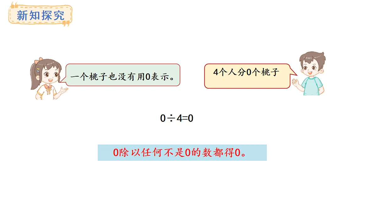 冀教版数学三年级上册4.7 商中间有0的除法(1)(课件)第4页