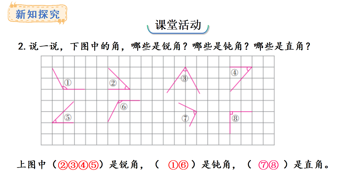 西师大版数学三年级上册6.3  认识直角(课件)第7页