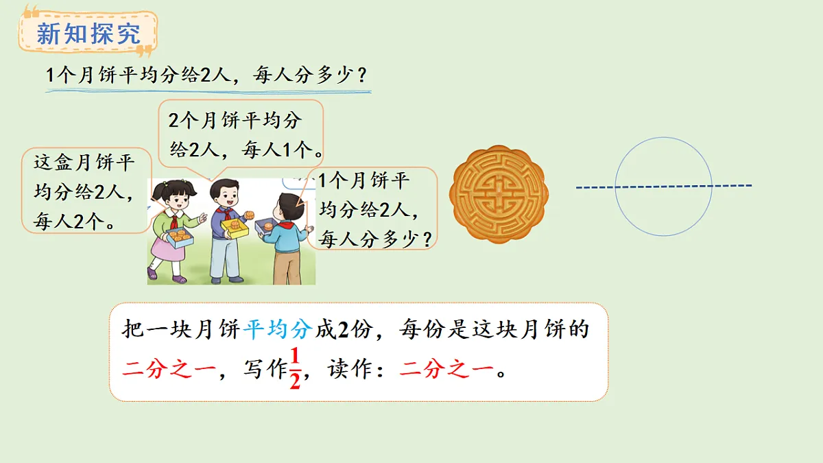 5.1 初步认识分数(课件)2025-2026学年西师大版三年级数学上册第4页