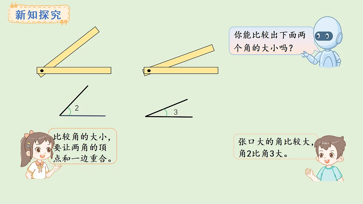 6.2 初步认识角(课件)2025-2026学年西师大版三年级数学上册第8页