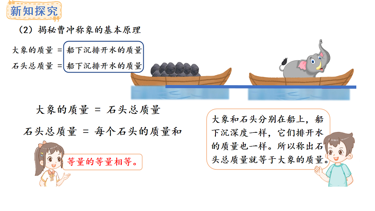 西师大版数学三年级上册探秘曹冲称象 活动二(课件)第7页