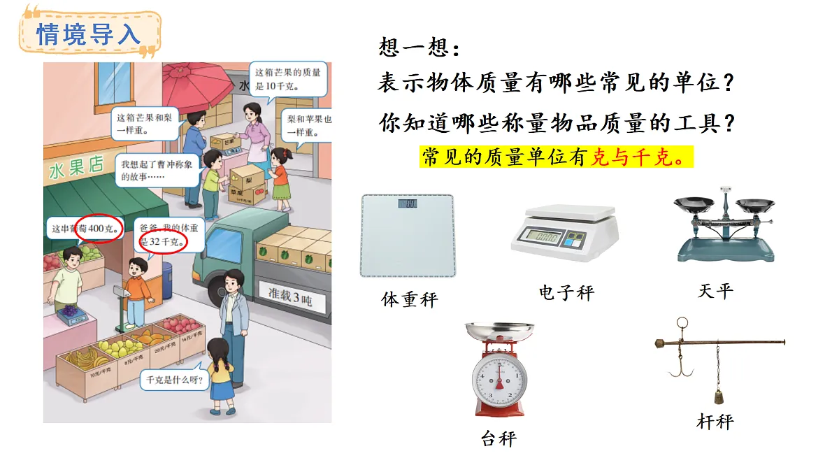 探秘曹冲称象 活动一(课件)2025-2026学年西师大版三年级数学上册第3页