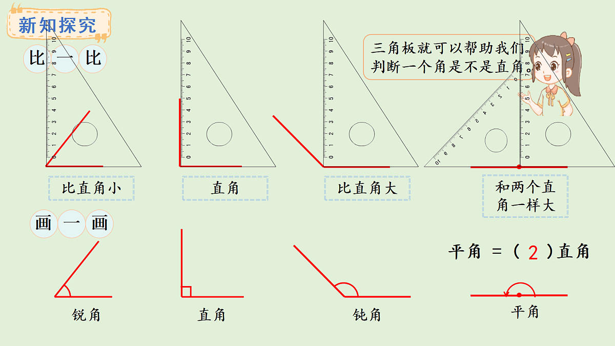 6.3 认识直角(课件)2025-2026学年西师大版三年级数学上册第5页