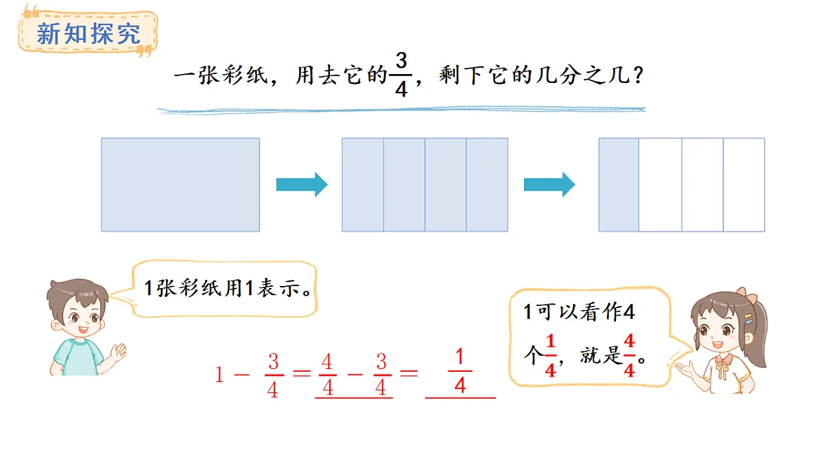 6.5 同分母分数的简单加、减法(课件)2025-2026学年人教版三年级数学上册第8页