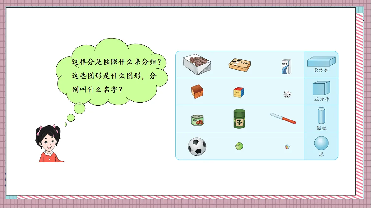 北京版数学一上2.1《认识立体图形》（教学课件）第6页